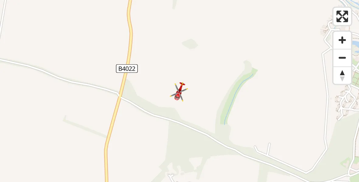 Flight route Air Ambulance Helicopter Enstone Aerodrome - Enstone Aerodrome, 04 April 2026, 11:53