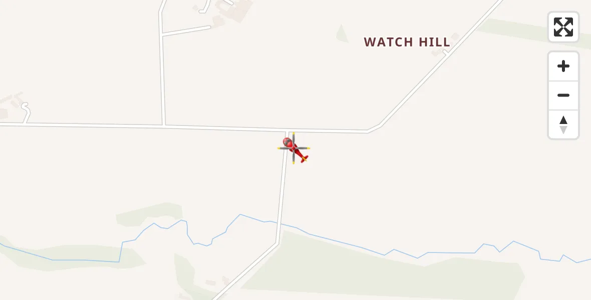 Flight path map showing Air Ambulance Helicopter route from Westward to Westward