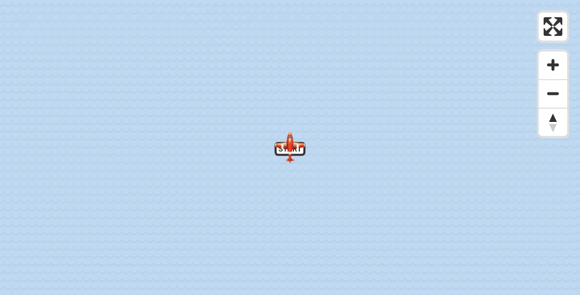 Flight path map showing Coastguard Drone route from English Channel to English Channel