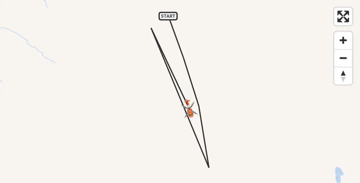 Flight path map showing Coastguard Helicopter route from Staffin - Stafainn to Staffin - Stafainn