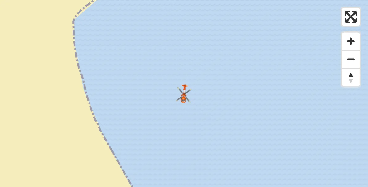 Routekaart van de vlucht: Coastguard Helicopter to Àird Thunga