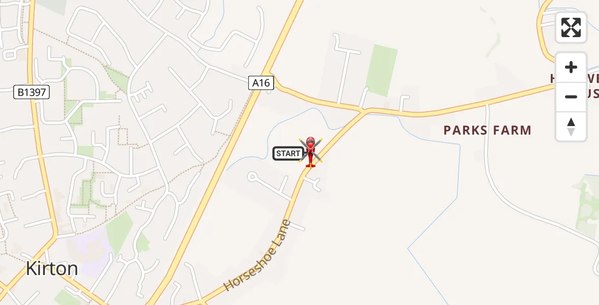 Flight path map showing Air Ambulance Helicopter route from Boston to Boston