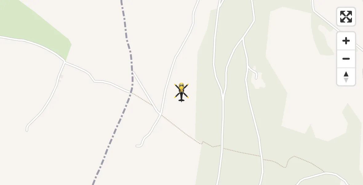 Flight path map showing Police Helicopter route from Neath Abbey to Neath Abbey