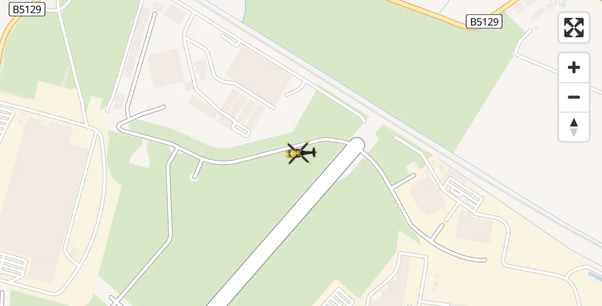 Routekaart van de vlucht: Police Helicopter to Hawarden Airport