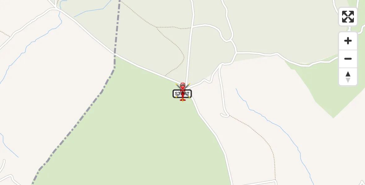 Flight path map showing Air Ambulance Helicopter route from Pantygasseg to Pantygasseg