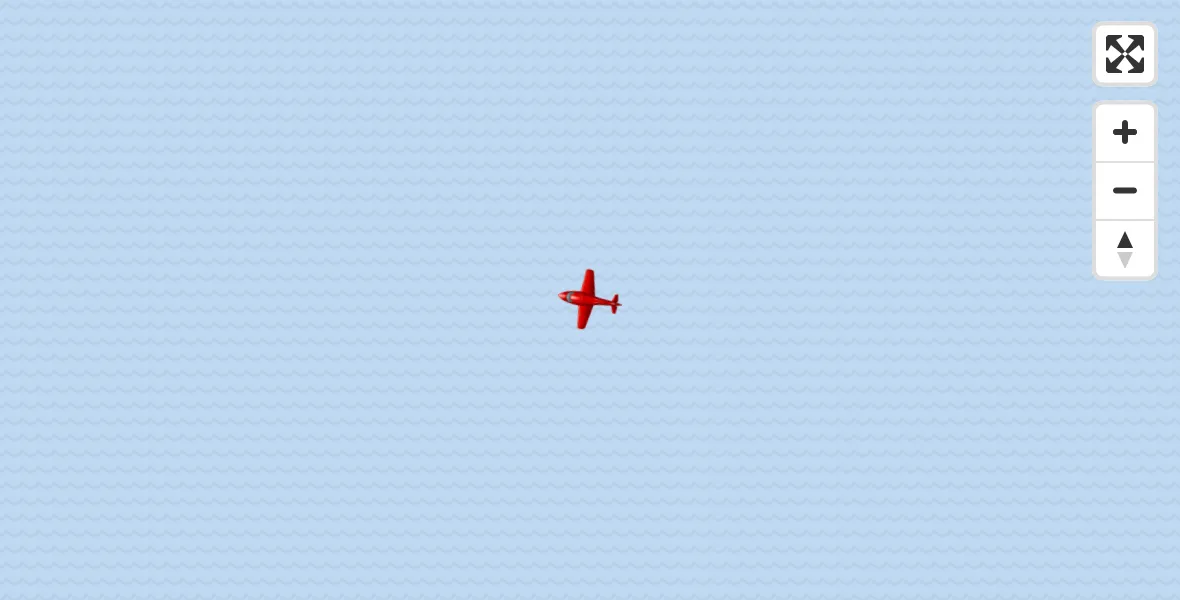 Flight path map showing Air Ambulance Aircraft route from North Atlantic Ocean to North Atlantic Ocean