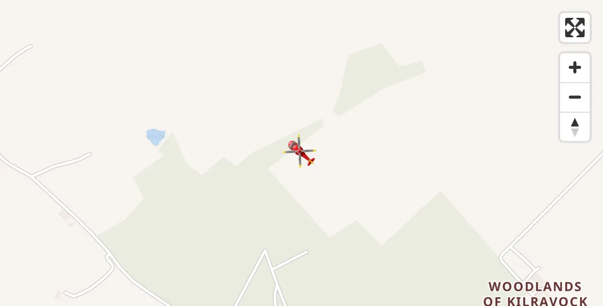 Routekaart van de vlucht: Air Ambulance Helicopter to Lochside