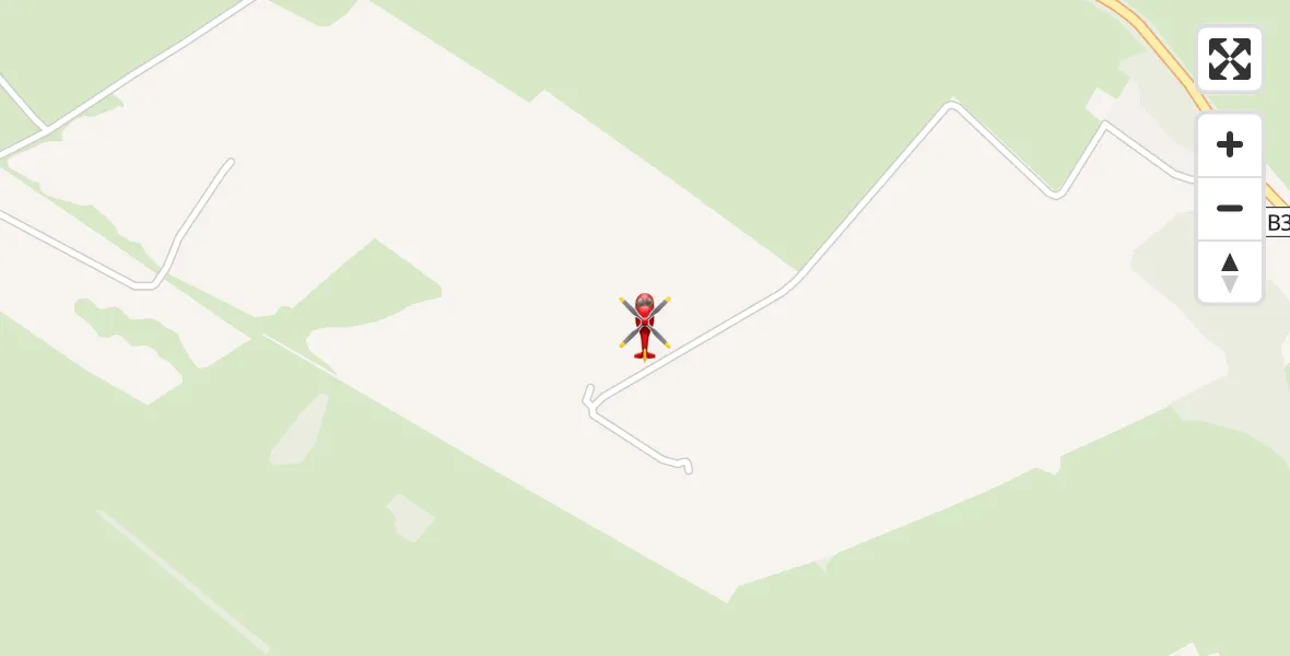 Flight path map showing Air Ambulance Helicopter route from Cheddar to Cheddar