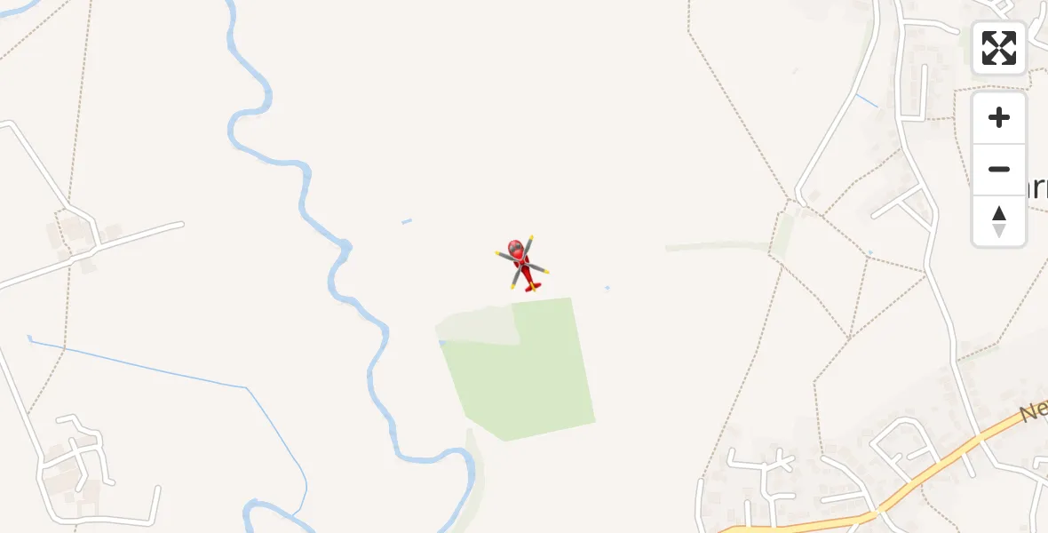 Routekaart van de vlucht: Air Ambulance Helicopter to Marnhull, Mounters