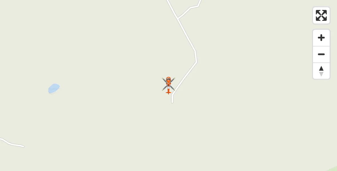 Flight path map showing Coastguard Helicopter route from Rothiemurchus Lodge to Rothiemurchus Lodge