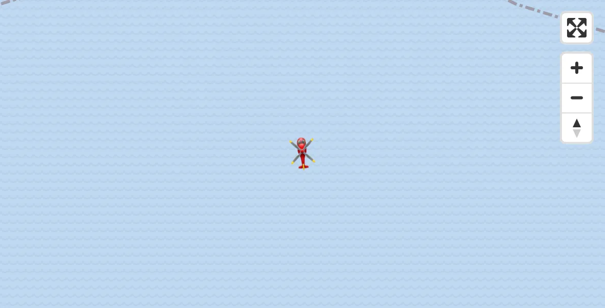 Flight path map showing Air Ambulance Helicopter route from West Lancashire to West Lancashire