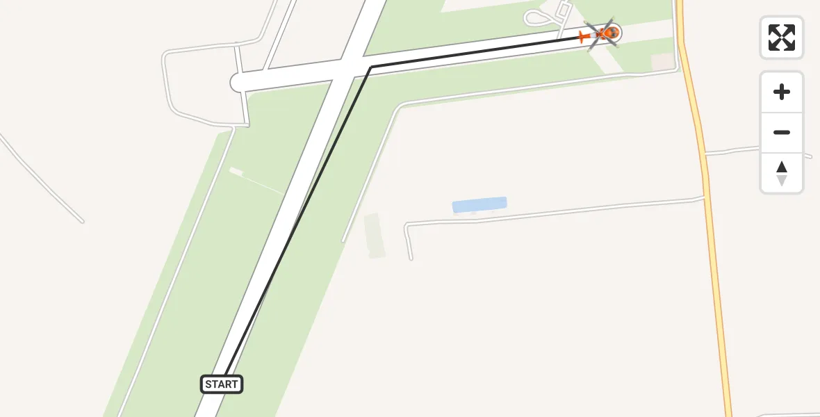 Flight path map showing Coastguard Helicopter route from Humberside Airport to Humberside Airport