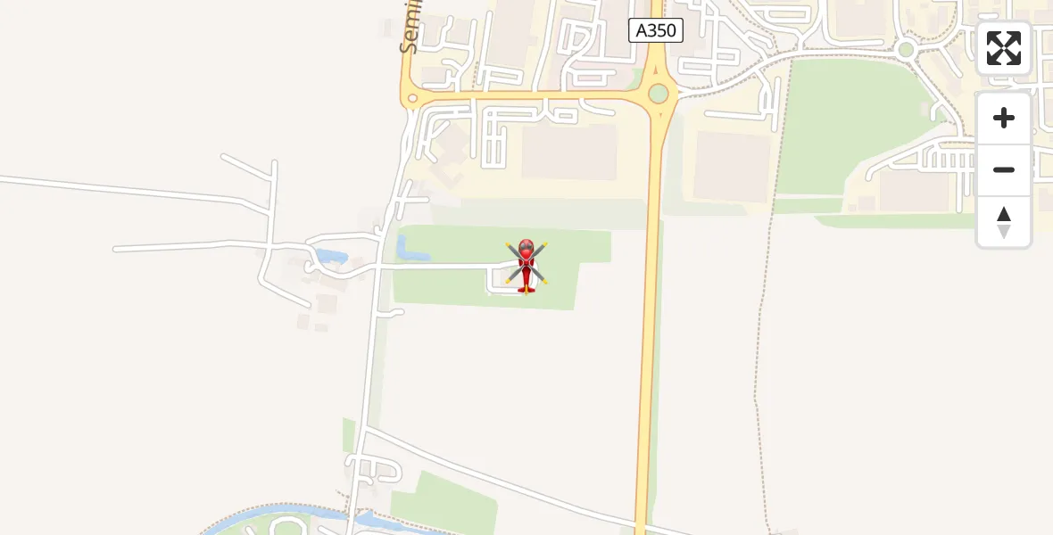 Flight route Air Ambulance Helicopter Wiltshire Air Ambulance - Wiltshire Air Ambulance, 16 April 2026, 17:30
