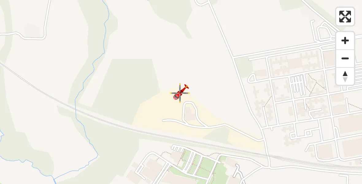 Flight route Air Ambulance Helicopter RAF Cosford - RAF Cosford, 16 April 2026, 18:19