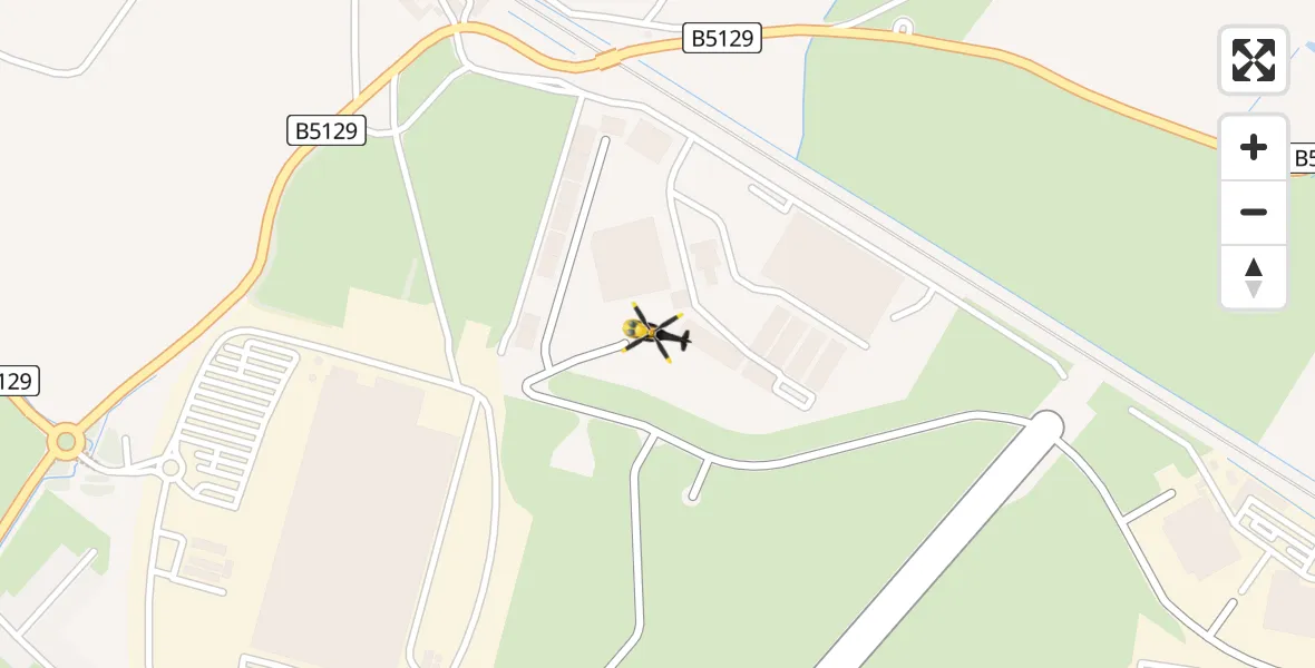 Flight route Police Helicopter Hawarden Airport - Hawarden Airport, 17 April 2026, 00:07