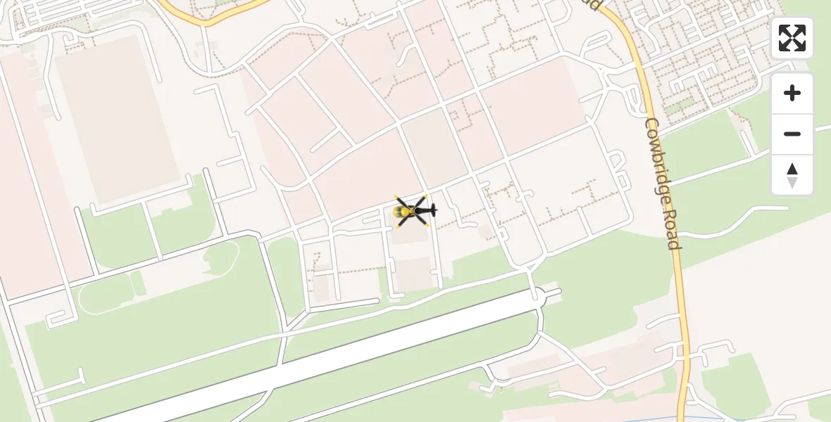 Flight route Police Helicopter MOD St Athan - MOD St Athan, 17 April 2026, 00:35