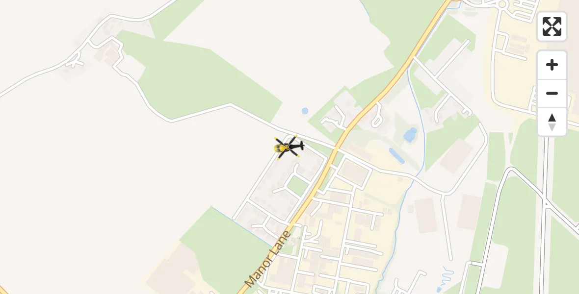 Flight route Police Helicopter Broughton and Bretton - Broughton and Bretton, 17 April 2026, 02:30