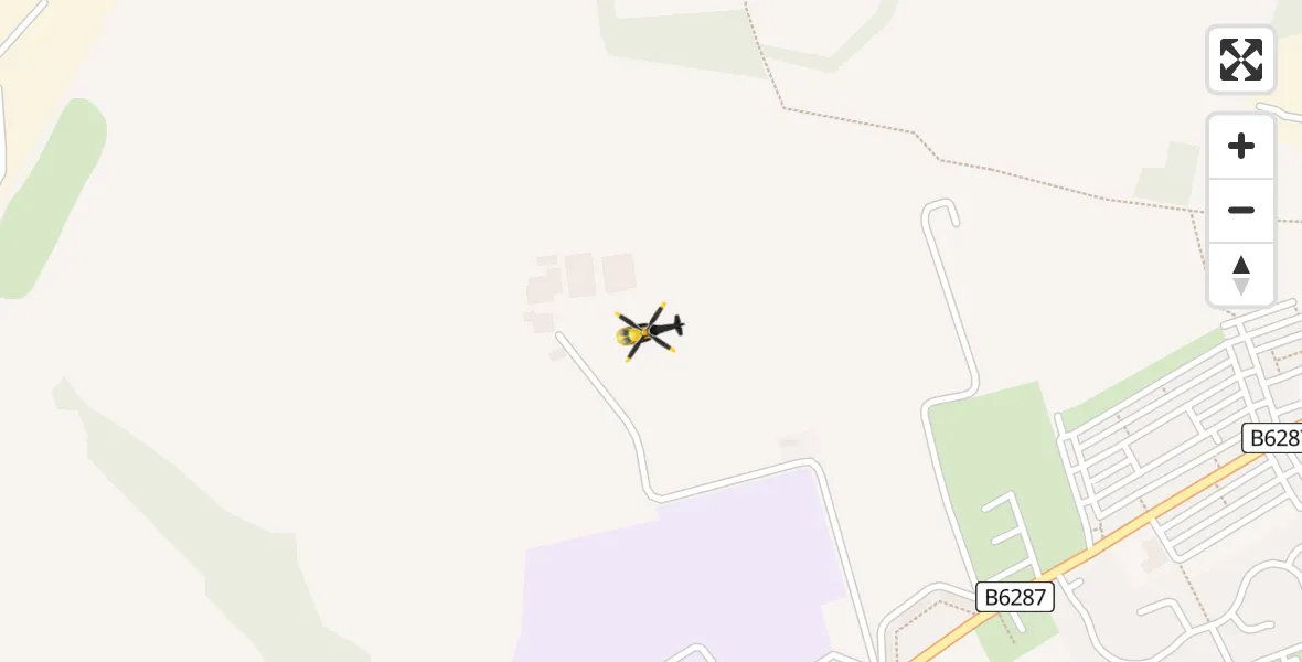 Flight route Police Helicopter Spennymoor - Spennymoor, 17 April 2026, 04:03