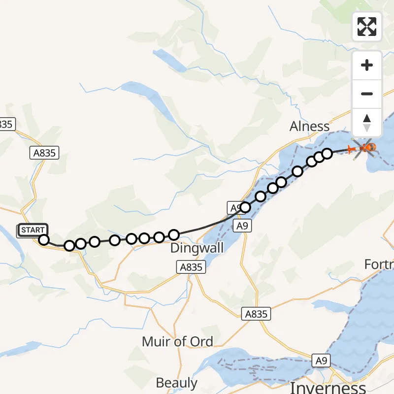 Coastguard Helicopter to Invergordon | 21 April 2026 23:27 ...