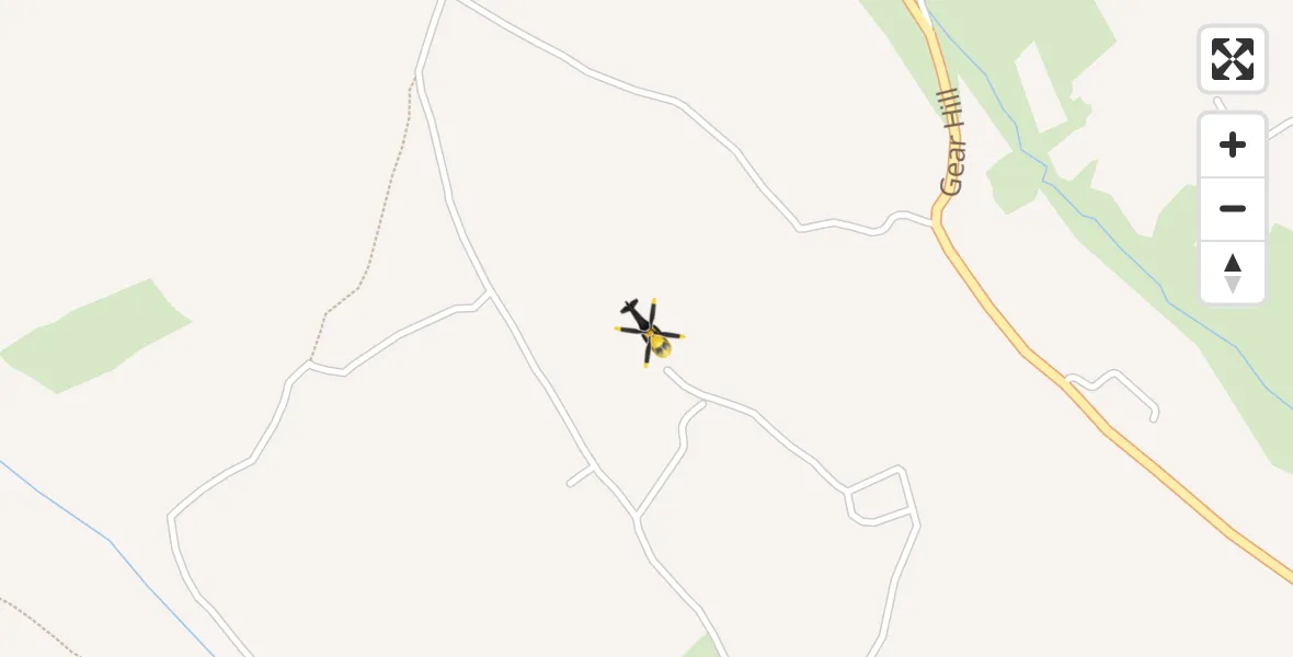 Flight route Police Helicopter Penzance - Penzance, 24 April 2026, 12:55