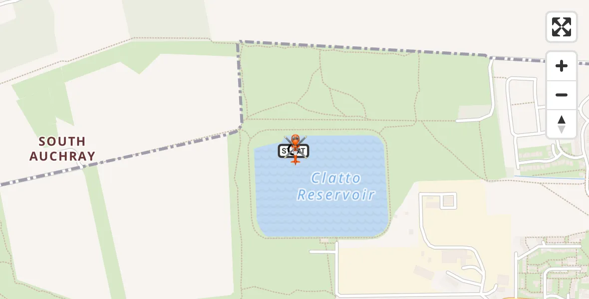 Routekaart van de vlucht: Coastguard Helicopter to Birkhill, Clattowoods Drive