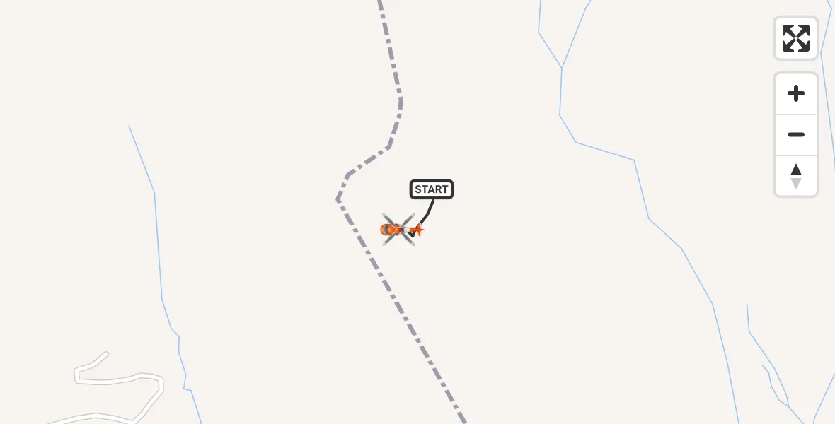 Flight path map showing Coastguard Helicopter route from Cam Chreag to Cam Chreag