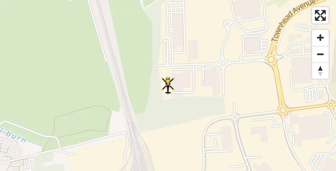 Flight route Police Helicopter Holytown - Holytown, 26 April 2026, 15:31