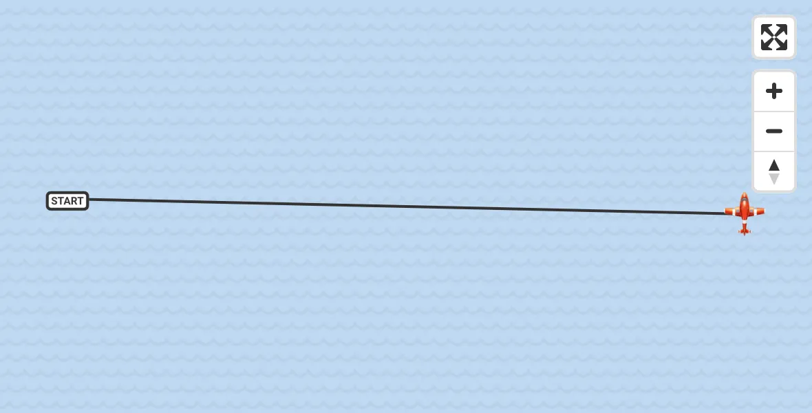Flight path map showing Coastguard Drone route from English Channel to English Channel