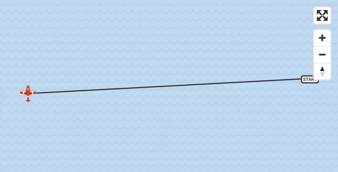 Flight path map showing Coastguard Drone route from English Channel to English Channel