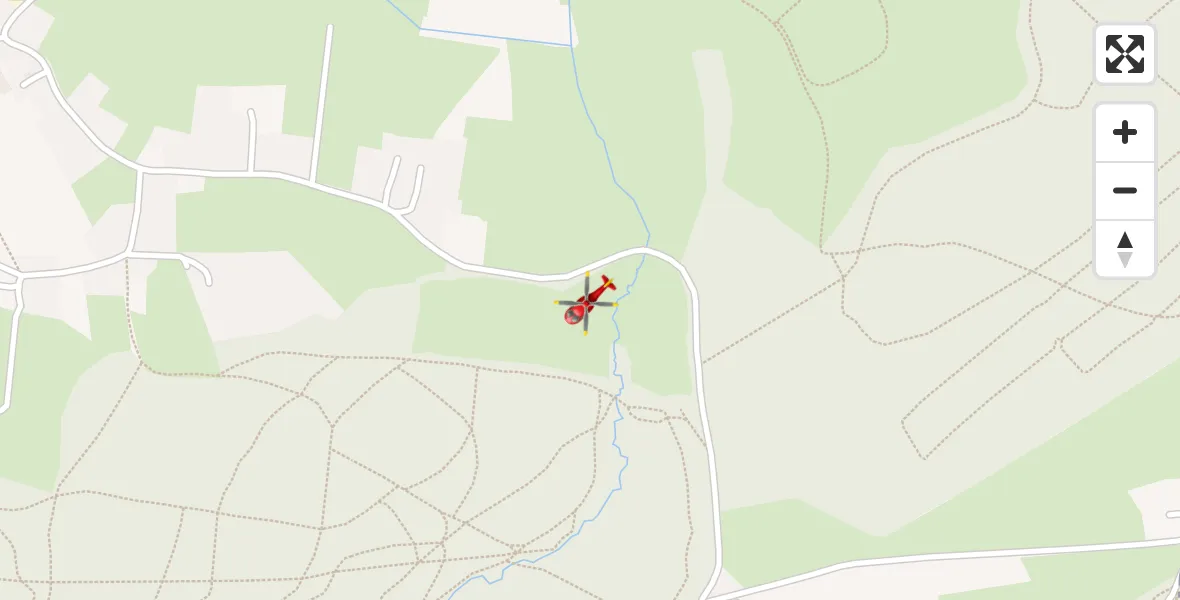 Flight route Air Ambulance Helicopter Dargate - Dargate, 29 April 2026, 11:26