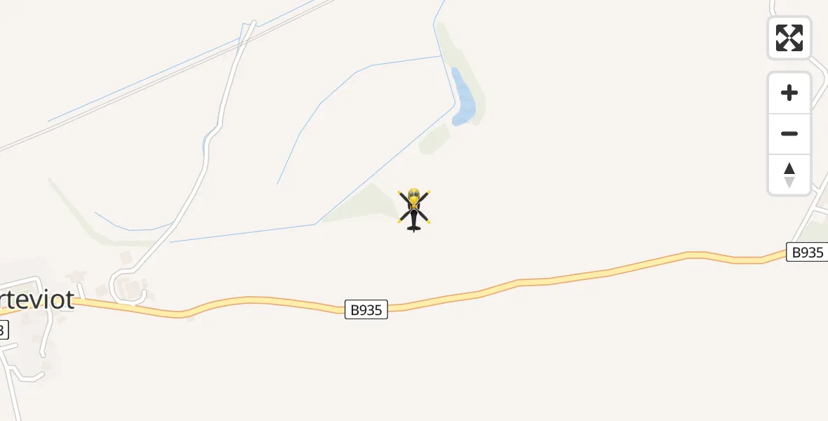 Flight route Police Helicopter Forteviot - Forteviot, 30 April 2026, 13:16