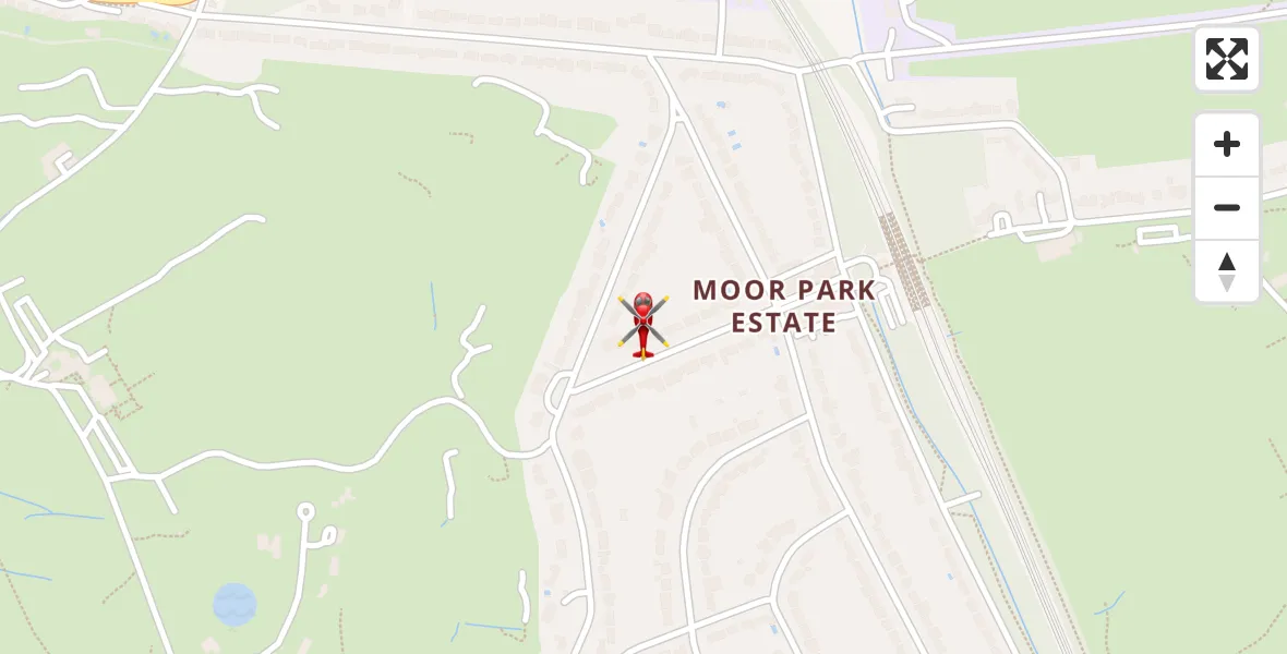 Flight route Air Ambulance Helicopter Rickmansworth - Rickmansworth, 04 May 2026, 16:43