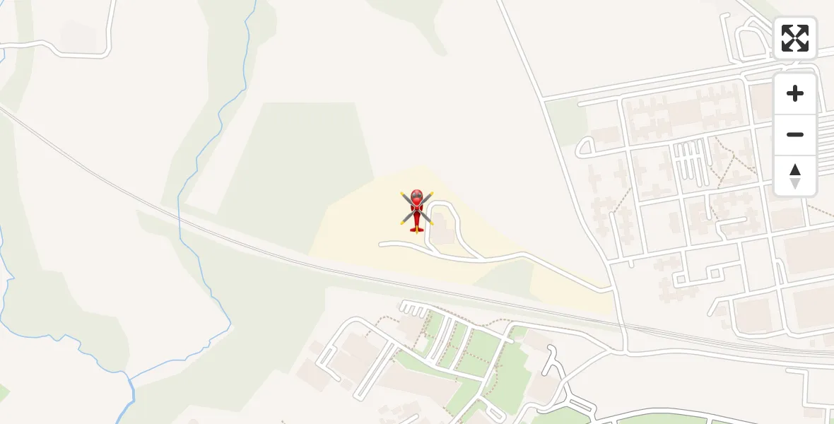 Flight route Air Ambulance Helicopter RAF Cosford - RAF Cosford, 05 May 2026, 10:10