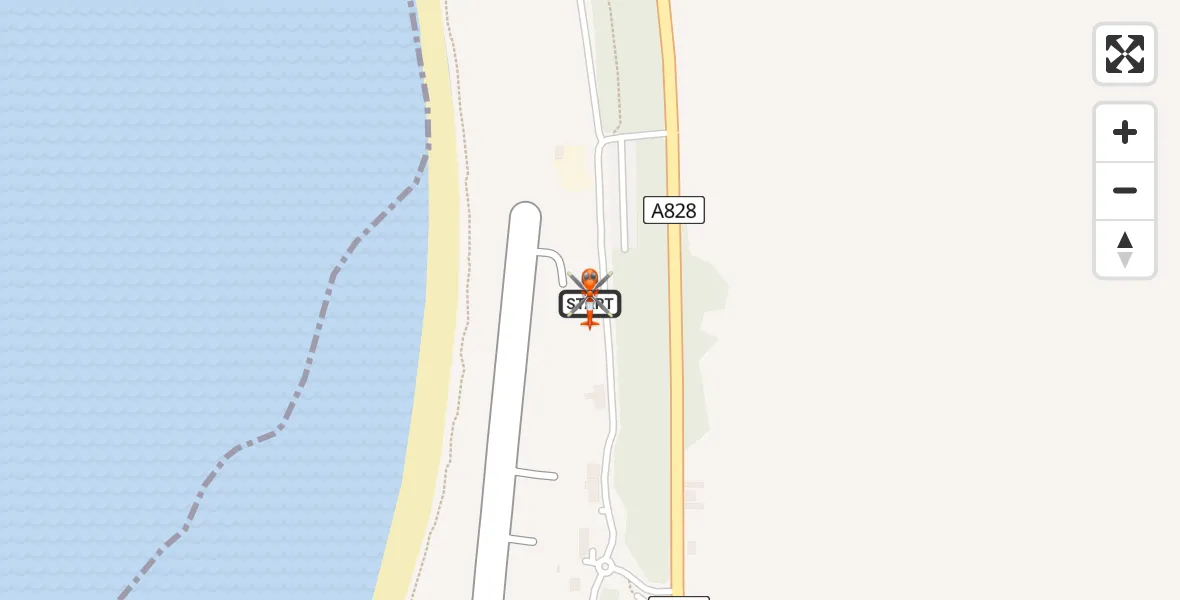Flight route Coastguard Helicopter Oban Airport - Oban Airport, 05 May 2026, 15:53