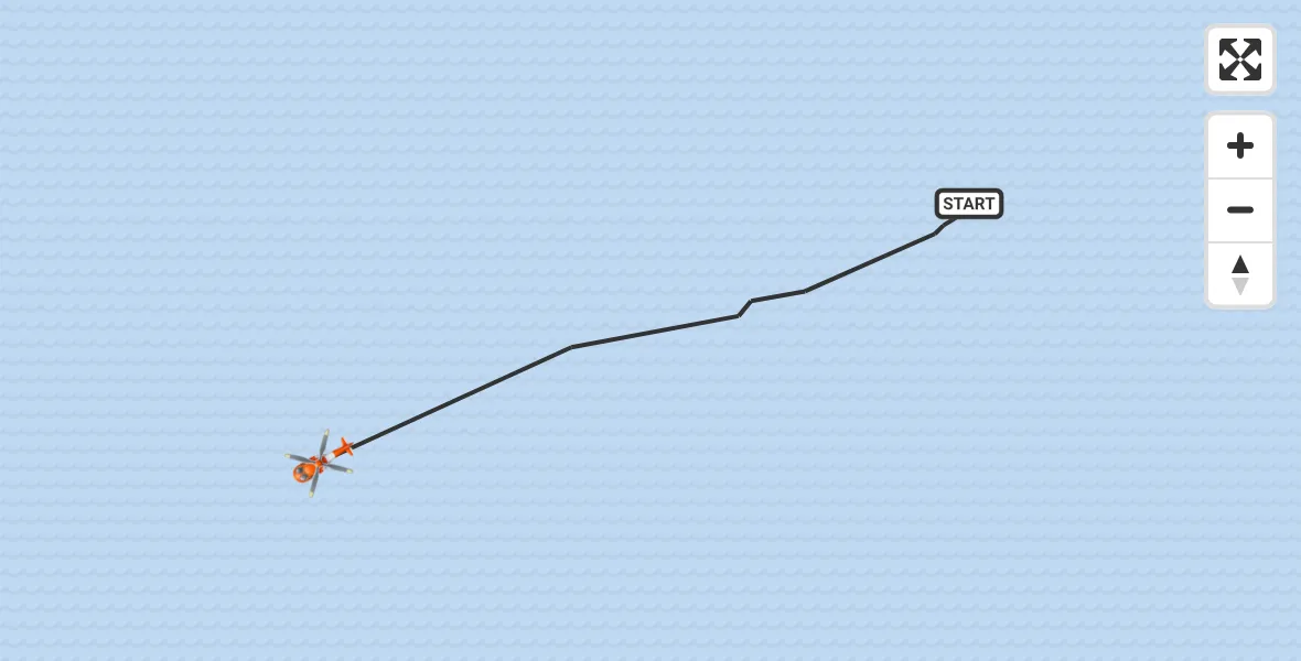 Flight route Coastguard Helicopter Inner Seas - Inner Seas, 05 May 2026, 20:58