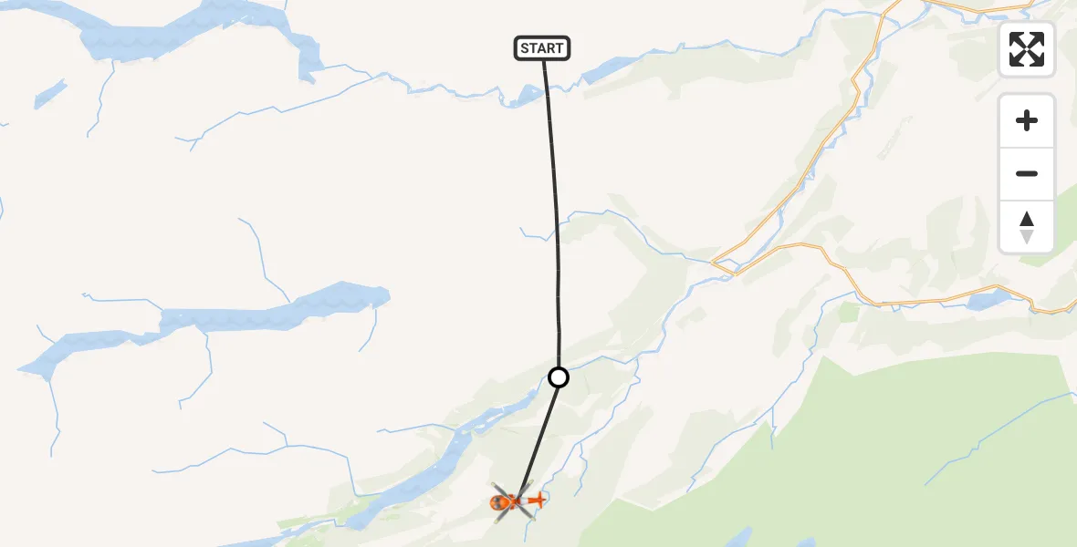 Flight route Coastguard Helicopter Highland - Highland, 06 May 2026, 09:36