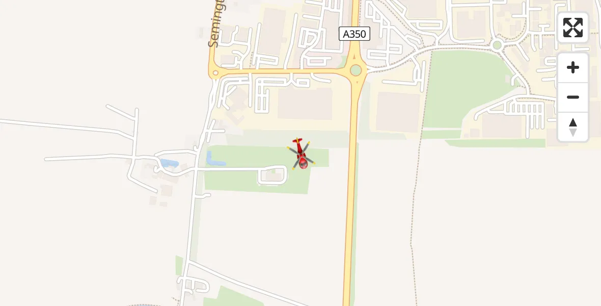 Flight route Air Ambulance Helicopter Wiltshire Air Ambulance - Wiltshire Air Ambulance, 08 May 2026, 12:20