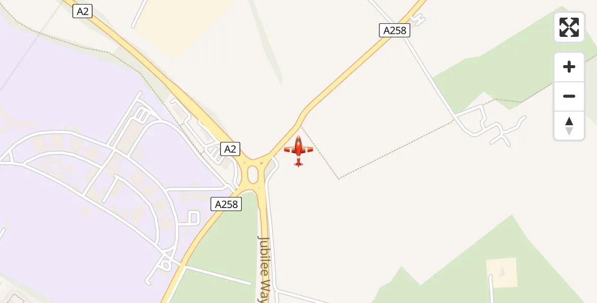 Flight route Coastguard Drone Dover - Dover, 08 May 2026, 13:47