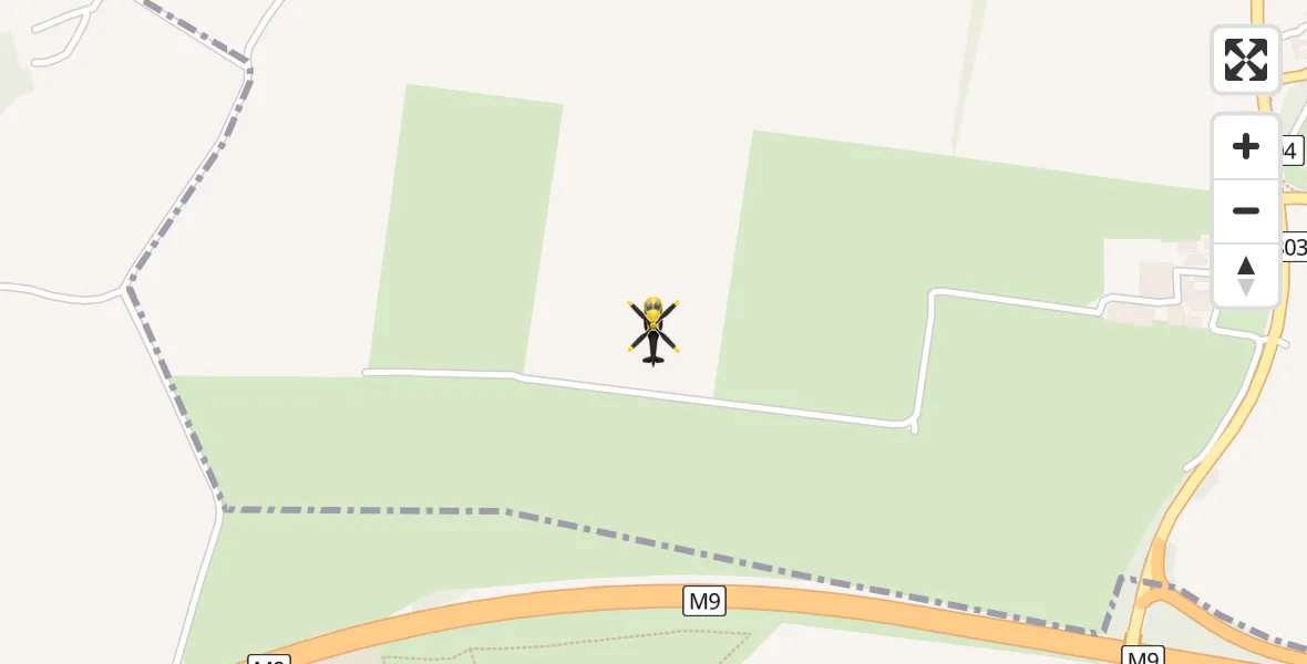 Flight route Police Helicopter Linlithgow - Linlithgow, 08 May 2026, 16:03