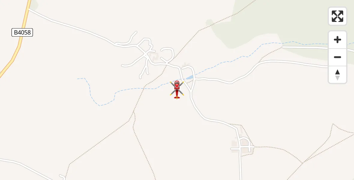 Flight route Air Ambulance Helicopter Horsley - Horsley, 08 May 2026, 18:18