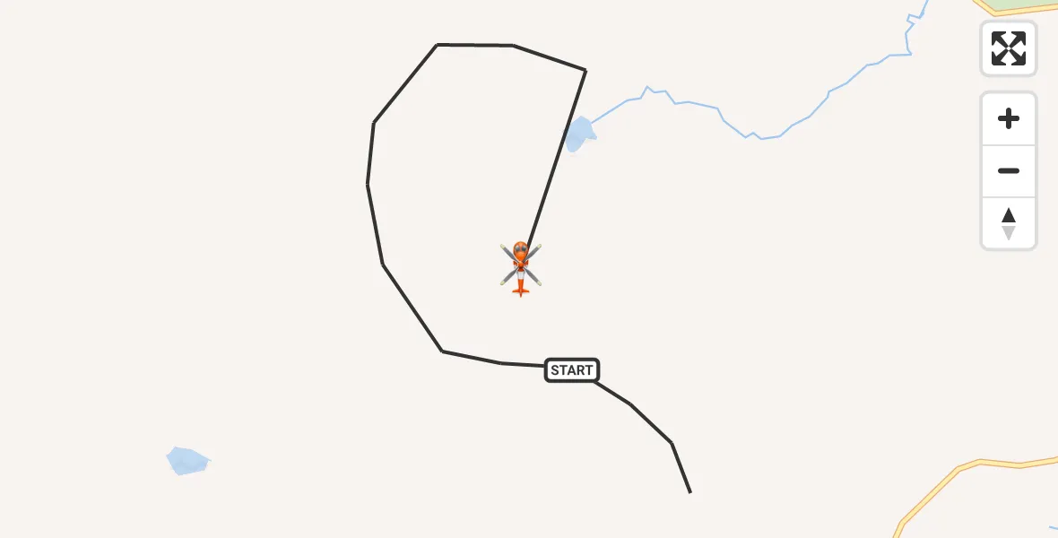 Flight route Coastguard Helicopter Coire Loch nan Eang - Coire Loch nan Eang, 09 May 2026, 09:22