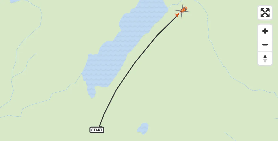 Flight route Coastguard Helicopter Highland - Highland, 09 May 2026, 10:34
