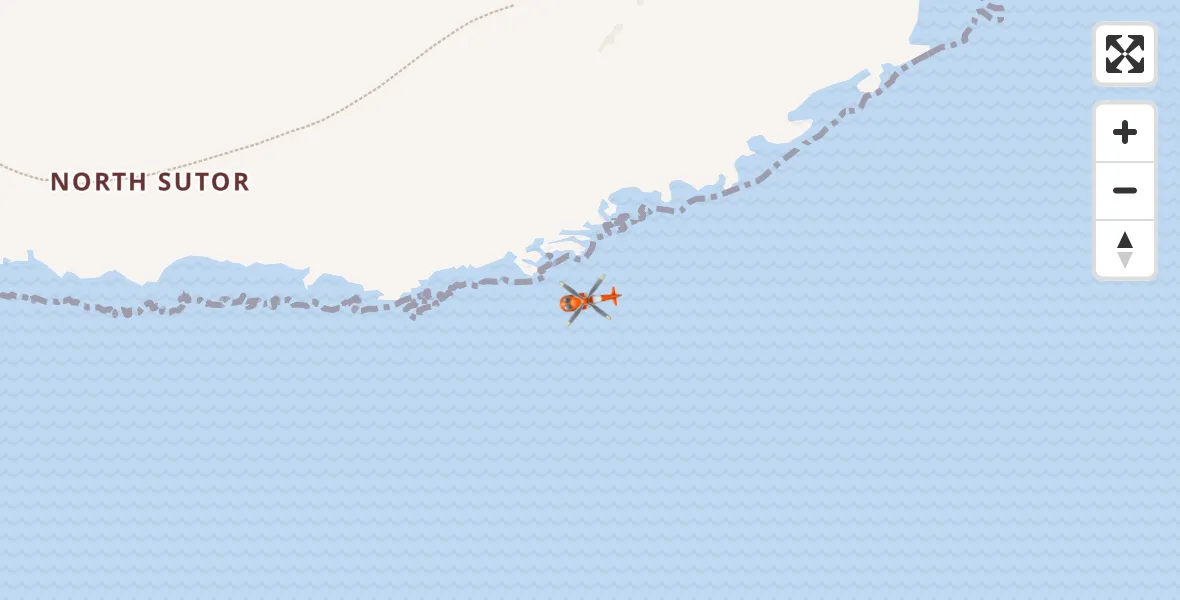 Flight route Coastguard Helicopter Castlecraig - Castlecraig, 10 May 2026, 15:35