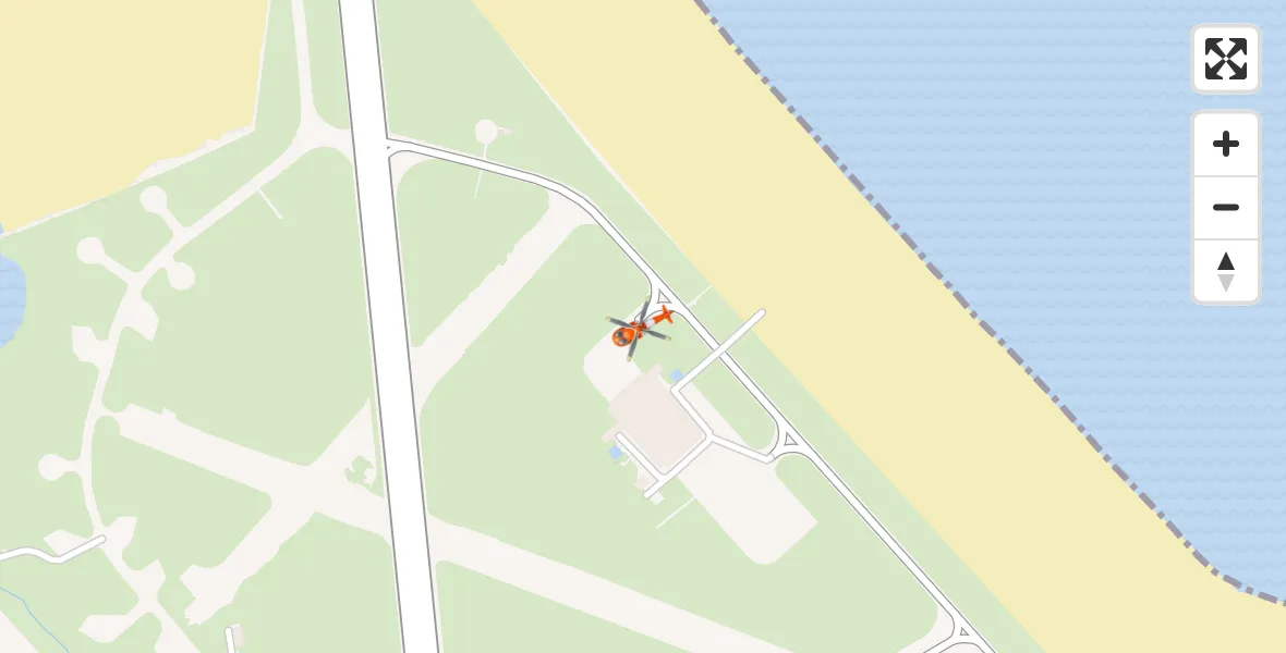 Flight route Coastguard Helicopter Stornoway Airport - Stornoway Airport, 10 May 2026, 16:11