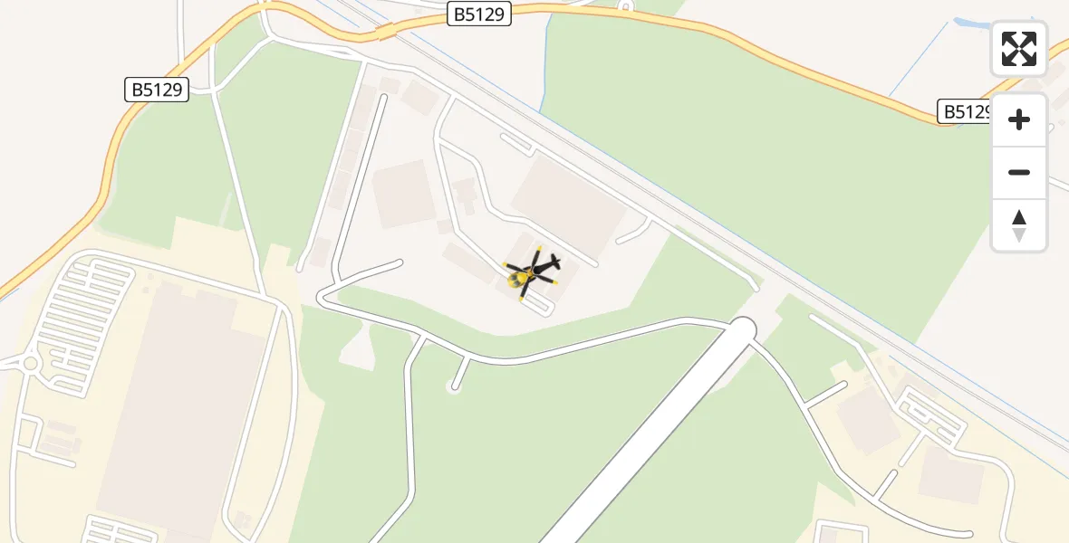Flight route Police Helicopter Hawarden Airport - Hawarden Airport, 13 May 2026, 12:42