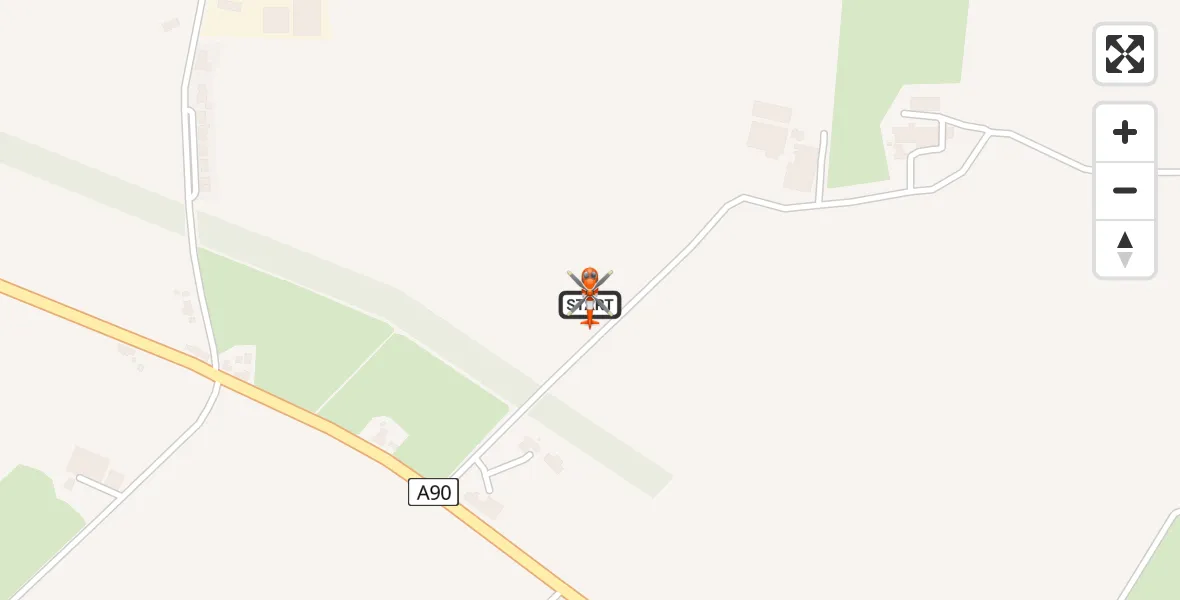 Flight route Coastguard Helicopter Crimond - Crimond, 13 May 2026, 18:56