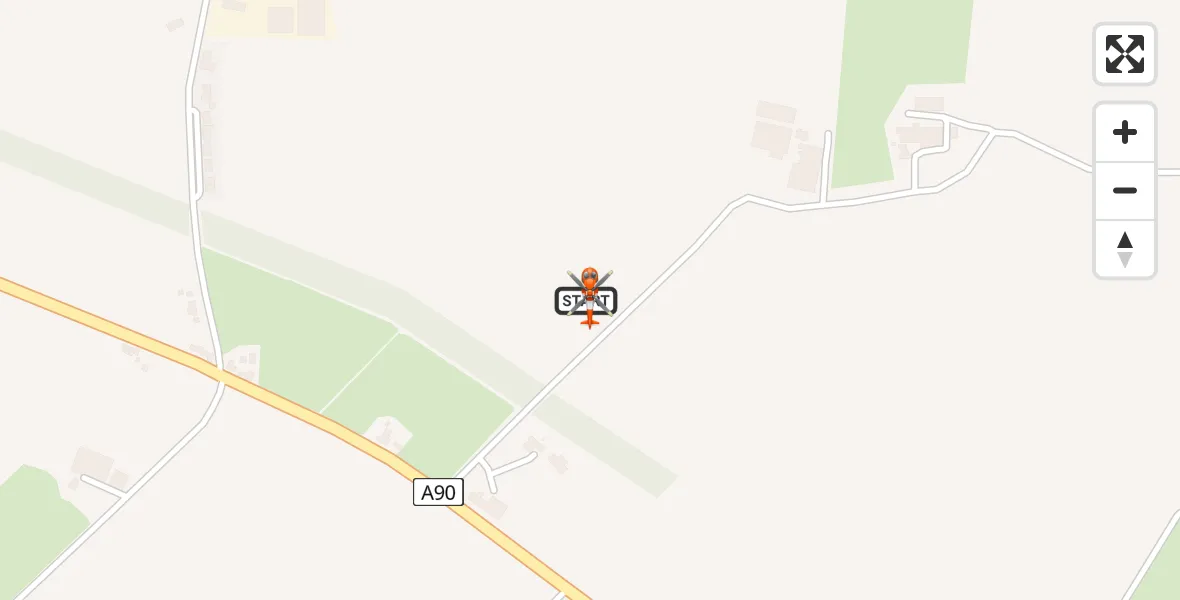Flight route Coastguard Helicopter Crimond - Crimond, 13 May 2026, 19:02