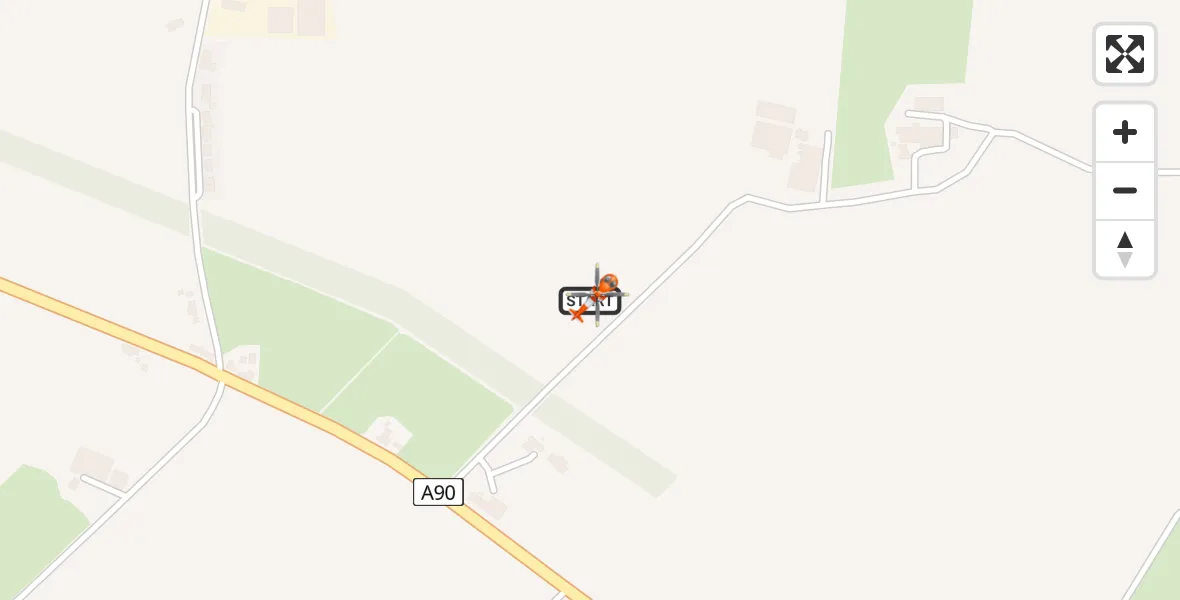 Flight route Coastguard Helicopter Crimond - Crimond, 13 May 2026, 19:11