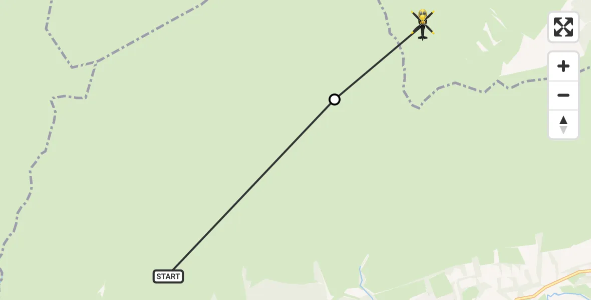 Flight route Police Helicopter Glenochil - Backhill, 13 May 2026, 19:16