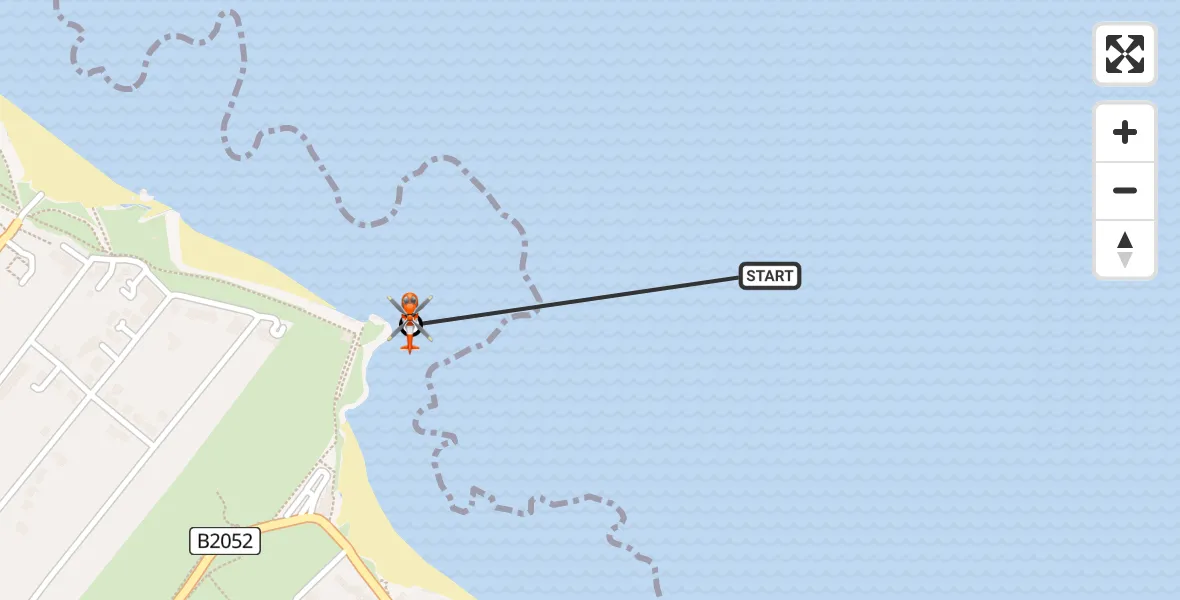 Flight route Coastguard Helicopter North Sea - Broadstairs, 14 May 2026, 09:41